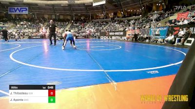 85 lbs Quarterfinal - Jace Thibodeau, GGB Ohio vs Josue Aponte, Bay Wrestling Club