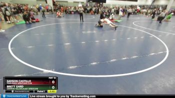 157 lbs Cons. Round 2 - Brett Gard, Lebanon Yellowjacket Wrestling vs Samson Castillo, Team Idaho Wrestling Club