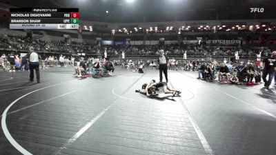 60 lbs Round Of 32 - Nicholas DiGiovanni, Pride WC vs Branson Shaw, Upper Township