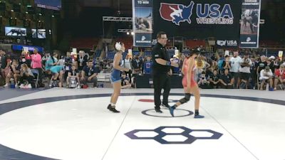 115 lbs Champ. Rd Of 64 - Laila Builes, New York vs Auriana Wakinekona, Hawaii