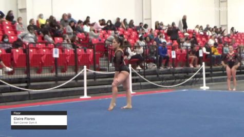 Claire Flores - Floor, Bart Conner Gym A - 2021 Region 3 Women's Championships