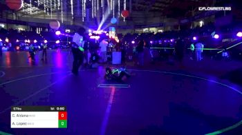 57 lbs Consi Of 4 - Charles Aldana, Madison Wrestling vs Andres `Rambo` Lopez, Nm Gold