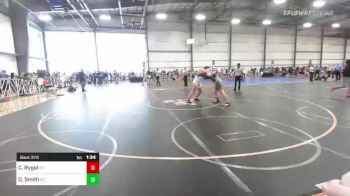 220 lbs Round Of 64 - Clayton Rygol, SC vs Dylan Smith, NC