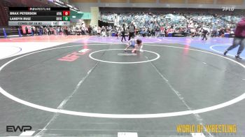 58 lbs Consi Of 16 #2 - Brax Peterson, Athlos Wrestling vs Landyn Ruiz, Silvaback Training Center