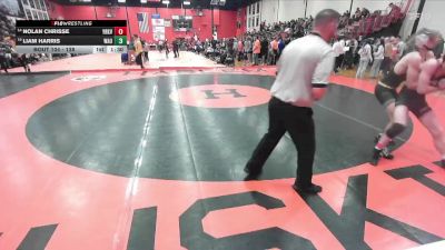 138 lbs Champ. Round 2 - Liam Harris, WAUCONDA vs Nolan Chrisse, YORKVILLE (HS)