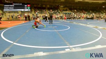 70 lbs Semifinal - Logan Ponce, Raw Wrestling Club vs Wyatt Holtz, Coweta Tiger Wrestling