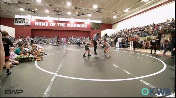 49 lbs Consi Of 4 - Kross Kemble, Ponca City Wildcat Wrestling vs Josiah Rosas, Piedmont