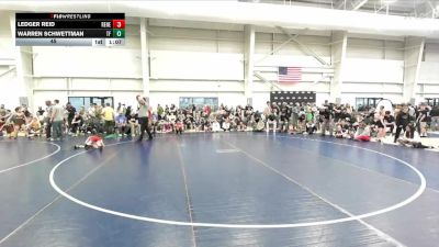 45 lbs Placement (4 Team) - Ledger Reid, Santas Misfits vs Warren Schwettman, The Farm