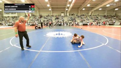 126 lbs Consi Of 32 #2 - Jacob Labryer, PA vs Nick Gordon, PA