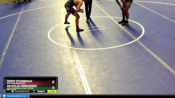 145 lbs Semifinal - Nicholas Hernandez, East Bakersfield High School Wrestling vs Timmy Fitzgerald, Red Wave Wrestling
