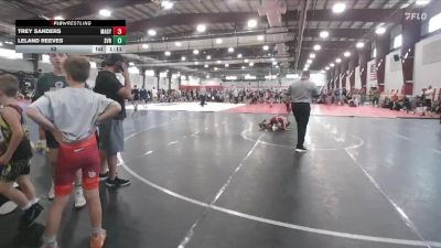 52 lbs Round 2 (8 Team) - Trey Sanders, Mat Assassins Gray vs Leland Reeves, Steel Valley Renegades
