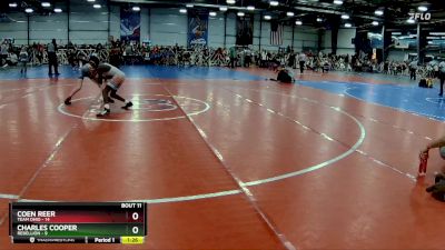 96 lbs Rd# 6- 9:00am Saturday Final Pool - Coen Reer, Team Ohio vs Charles Cooper, Rebellion