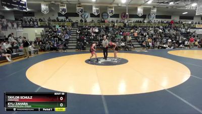 114 lbs Cons. Round 2 - Taylor Schulz, Marathon vs Kyli Zahara, Mondovi/Eleva-Strum