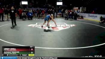 Girls 120 lbs Cons. Round 5 - Kamaile Taisacan, Mountain View (Girls) vs Jersey ONeill, Columbia River (Girls)