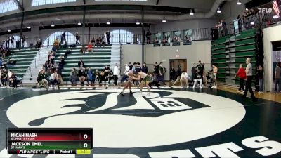 138 lbs Cons. Round 4 - Jackson Emel, St Mark`s vs Micah Nash, St. Mary`s Ryken