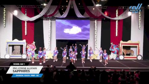 Pro Xtreme Allstars - Sapphires [2024 L1.1 Youth - PREP - D2 Day 1] 2024 ASC Battle Under the Big Top Grand Nationals