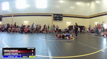 82 lbs Quarterfinal - Esdon Morphet, Indian Creek Wrestling Club vs Xander McCrae, Center Grove Wrestling Club
