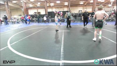 55 lbs Quarterfinal - Creed Long, Powerhouse Blue vs Bentley Arnold, Unattached