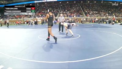 D2-175 lbs Champ. Round 1 - Don Spillers, Martin Luther King HS vs Paden Gordinier, John Glenn HS (Bay City)