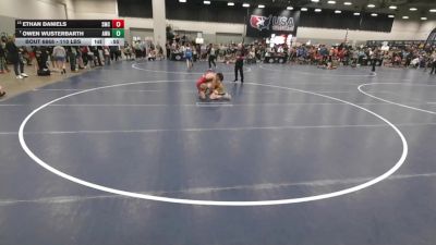 110 lbs Cons. Sub-quarters - Owen Wusterbarth, Askren Wrestling Academy vs Ethan Daniels, Spartan Mat Club