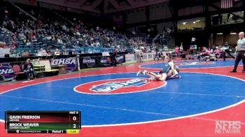 7A-150 lbs Quarterfinal - Brock Weaver, Camden County vs Gavin Frierson, Archer