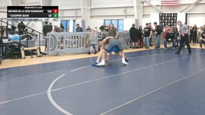 155 lbs Cons. Semis - Mathew De La Cruz Rodriguez, Team Grand Valley Elite vs Cooper Bain, Eastern Oregon Elite
