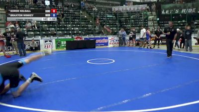 157 lbs Cons. Semis - Soren Kelsall, Big Game Wrestling Club vs Braxton Winkey, Moen