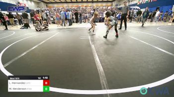 70 lbs Quarterfinal - Lorenzo Hernandez, Lone Grove Takedown Club vs Maddox Henderson, Standfast OKC