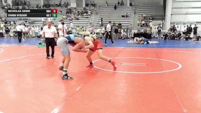 152 lbs Rr Rnd 1 - Nicholas Genin, MetroWest United Lightning - HSB vs Owen Steger, 4M Strength - HSB