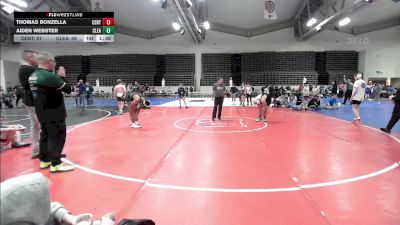 211 lbs Quarterfinal - Thomas Bonzella, Centurion MS vs Aiden Webster, Clearview MS