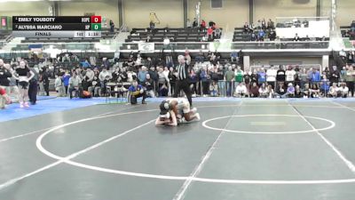 100 lbs Final - Emily Youboty, Hope vs Alyssa Marciano, North Providence