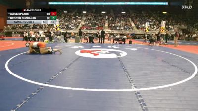 4A-285 lbs Cons. Round 2 - Brodyn Buchanan, Sheridan vs Jayce Spears, Natrona County