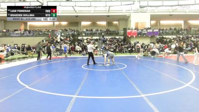 215 lbs Round Of 32 - Liam Finneran, Fairfield Warde vs Braeden Sollima, Waterford