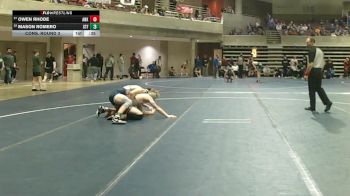 139 Championship Bracket Cons. Round 3 - Owen Rhode, Anoka vs Mason Romero, St. Francis