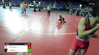 113 lbs Round Of 16 - Nick Desisto, Tewksbury vs Jackson Deleidi, Saugus/Peabody