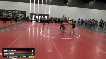 85 lbs Quarterfinal - Coen Opfer, SMCC vs Bridon Angus, JNOR