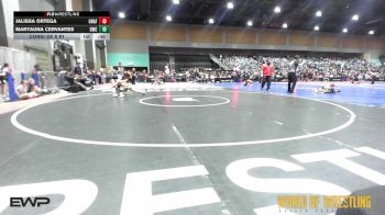 100 lbs Consi Of 8 #1 - Jalissa Ortega, Unaffiliated vs Maryauna Cervantes, Grizzly Wrestling Club