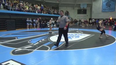 135 lbs Champ. Round 1 - Ceanna White, BCLUW-SH vs Ruby Gomez, South Tama