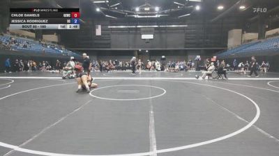 180 lbs Champ. Round 2 - Chloe Daniels, OSU Cowgirl Wrestling Club vs Jessica Rodriguez, Doane