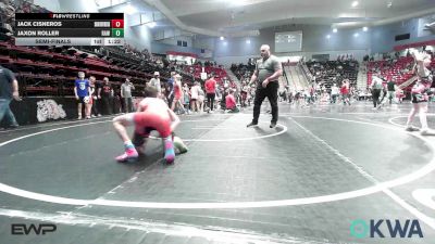88 lbs Semifinal - Jack Cisneros, Skiatook Youth Wrestling vs Jaxon Roller, Raw Wrestling Club
