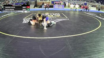 Girls-145 lbs Cons. Round 3 - Bayle Buvia, Oa Carlson Hs Girls vs Markie Davis, Grant Hs Girls