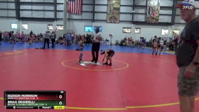 55 lbs Semis (4 Team) - Hudson Morrison, RIVER CITY WRESTLING CLUB vs Brian Grandelli, BELIEVE TO ACHIEVE WRESTLING CLUB