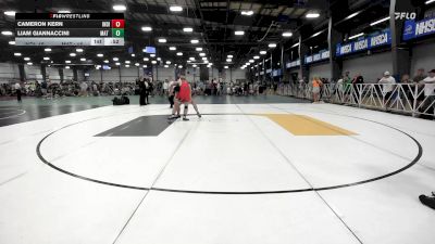 180 lbs Rr Rnd 1 - Cameron Kern, Indiana Outlaws Gold vs Liam Giannaccini, Mat Warriors Yellow