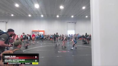 105 lbs Quarterfinal - Annie Sligh, Cobra Wrestling Club vs Holden Gottschling, Legacy Elite Wrestling