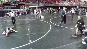 70 lbs Champ. Round 1 - Keagen Drummond, 2TG vs John Isom, Gering Wrestling Club