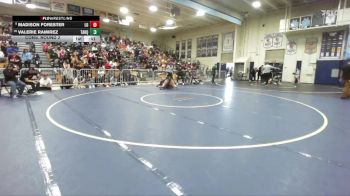 140 lbs Cons. Round 2 - Valerie Ramirez, Tahquitz vs Madison Forester, Los Osos