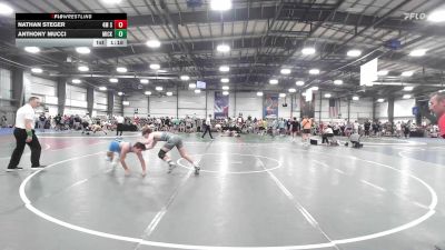 132 lbs Rr Rnd 1 - Nathan Steger, 4M Strength vs Anthony Mucci, Micky's Maniacs Blue