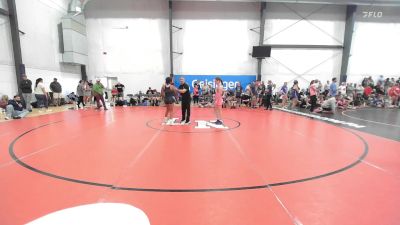 46 lbs Rr Rnd 1 - Jacie Bash, PA West White - W vs Sydney Branch, Virginia Team Predator - W