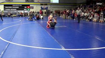 165 lbs Cons. Round 2 - Caden Heisner, Washington vs Brayden Crosser, Dallas Center-Grimes