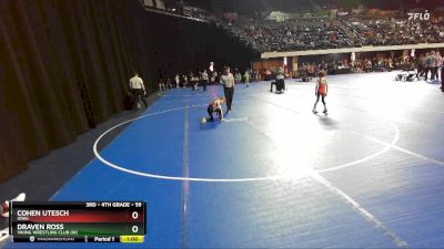 59 lbs Quarterfinal - Draven Ross, Viking Wrestling Club (IA) vs Cohen Utesch, Iowa